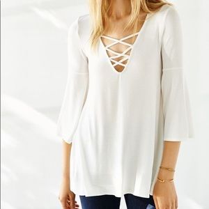 Urban Outfitters Bell-sleeve Tunic Top